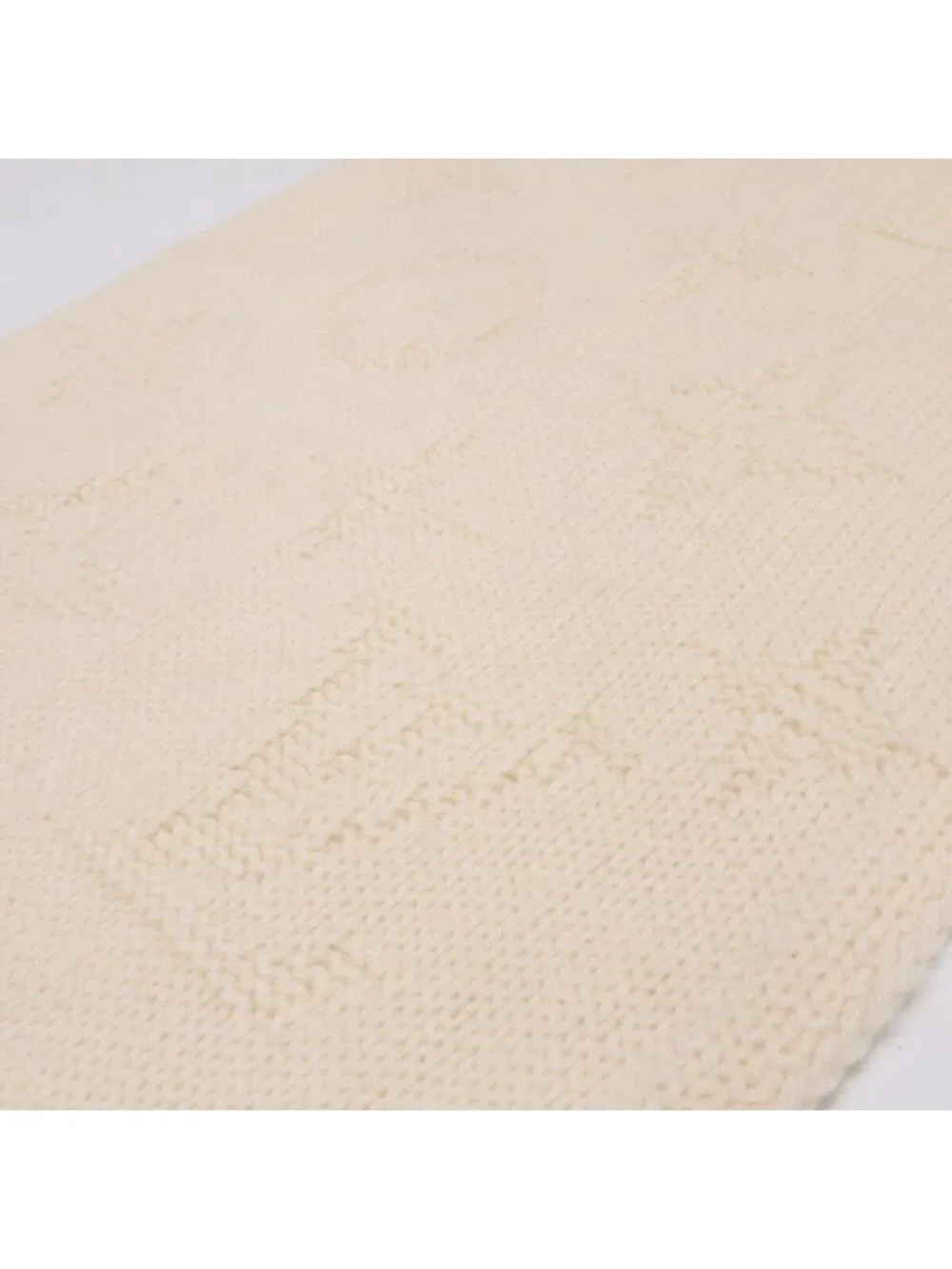 Louis Vuitton Mink Pom Cashmere Scarf